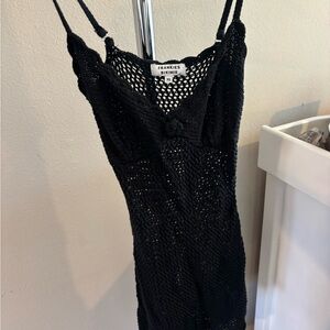 Frankie's Bikinis Black Mini Dress